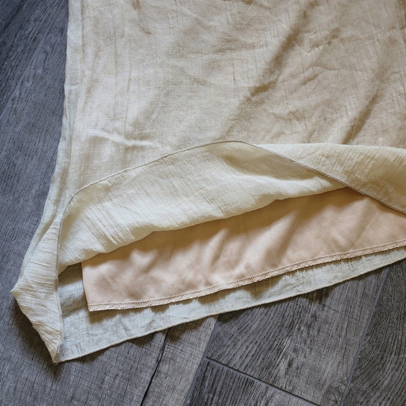 Elegant Cream Crochet Midi Dress - Picture 5 of 5